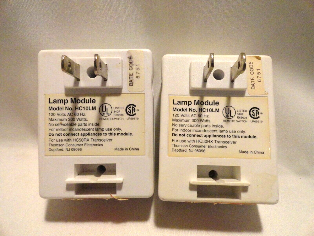 2 RCA HOME CONTROL LAMP MODULE MODLE HC10LM🎇