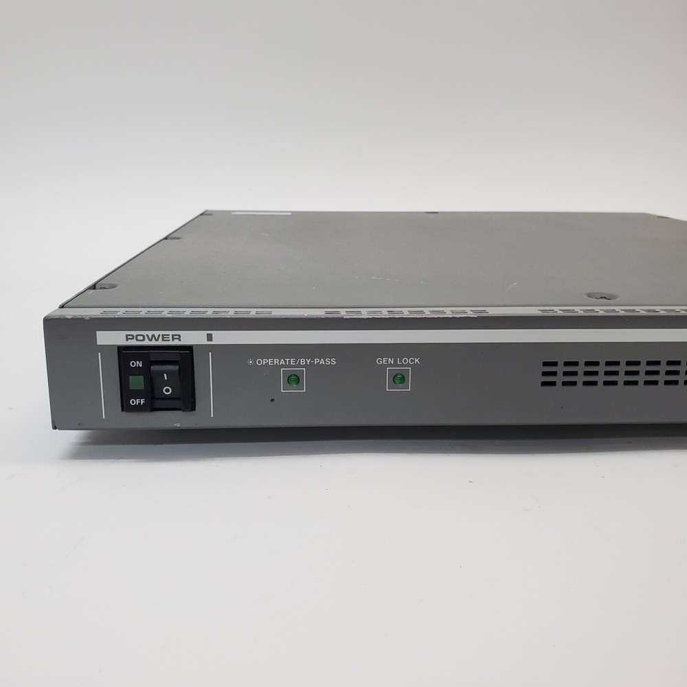 FOR-A FA-220 Digital Time Base Corrector TBC NTSC Synchronizer Powers On READ