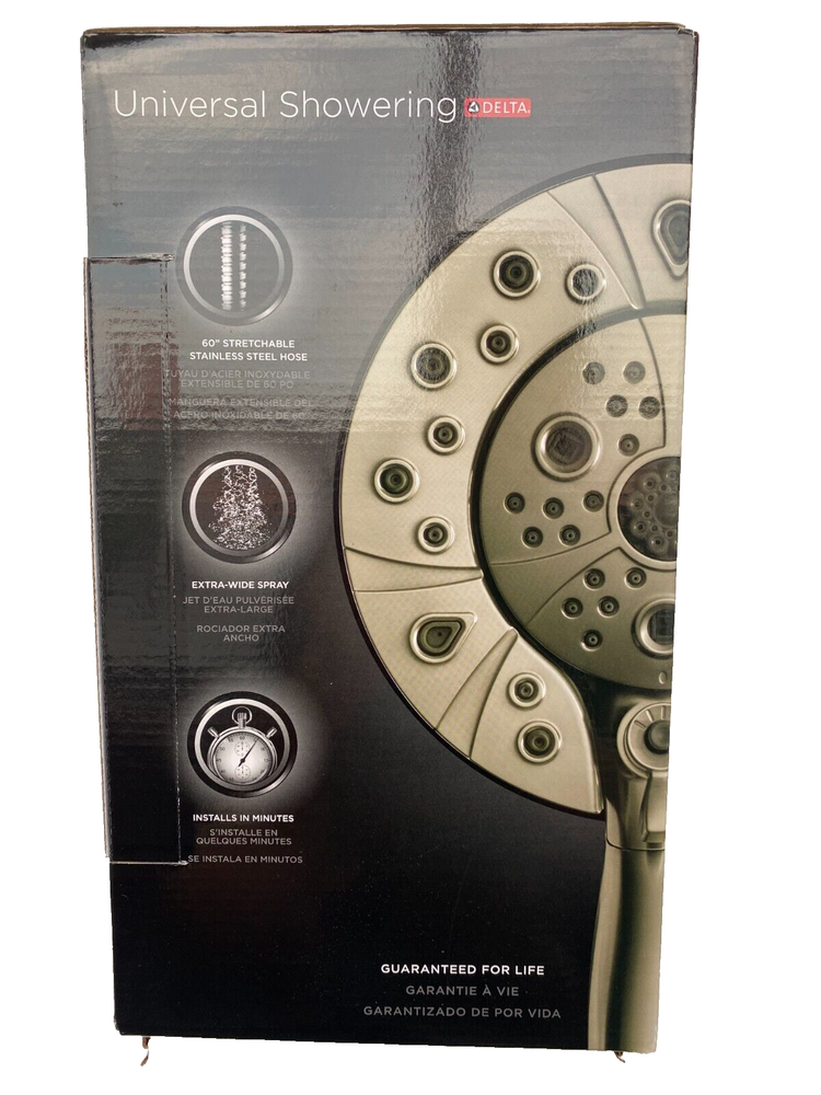 Delta 58480-SS-PR25-PK In2ition 2.5 GPM Multi Function Shower Head
