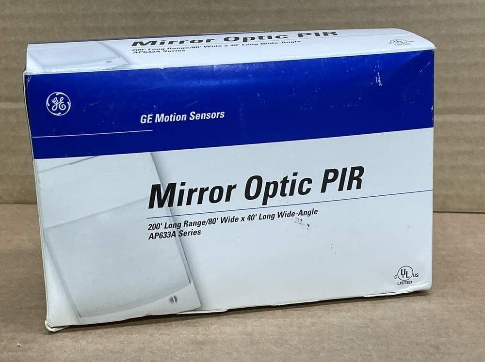 GE 633SIMA-ADT Mirror Optic PIR 200’ Range/Wide Angle 4D Processing Security