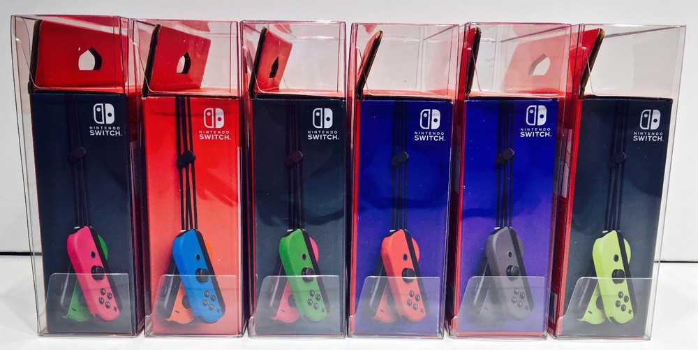 1 Box Protector For NINTENDO SWITCH JOY CON Controllers Clear Display Case