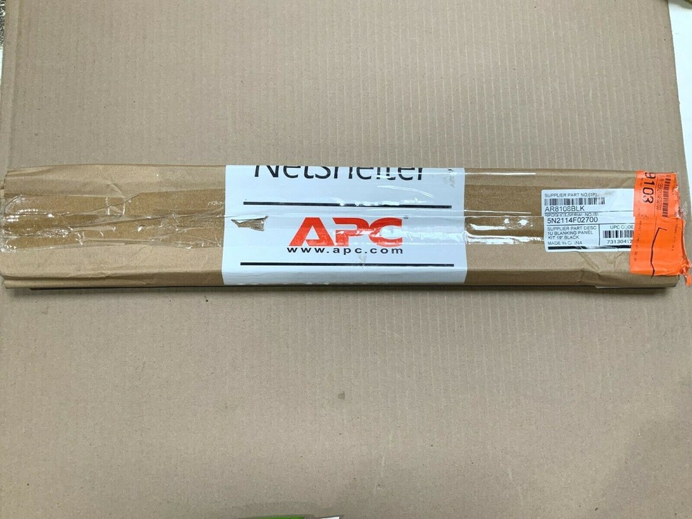 APC NetShelter Blanking Panel Kit AR8108BLK 1U ❤️️✅❤️️✅ OPEN BOX - READ