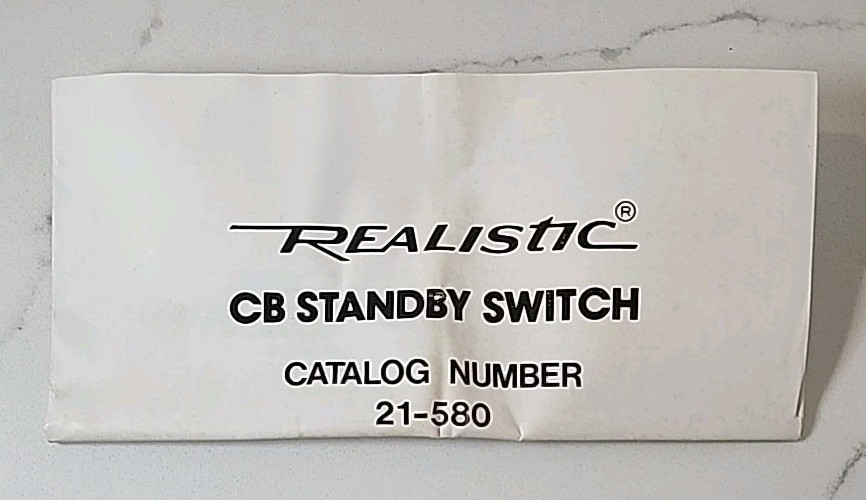 Realistic CB Standby Switch 21-580