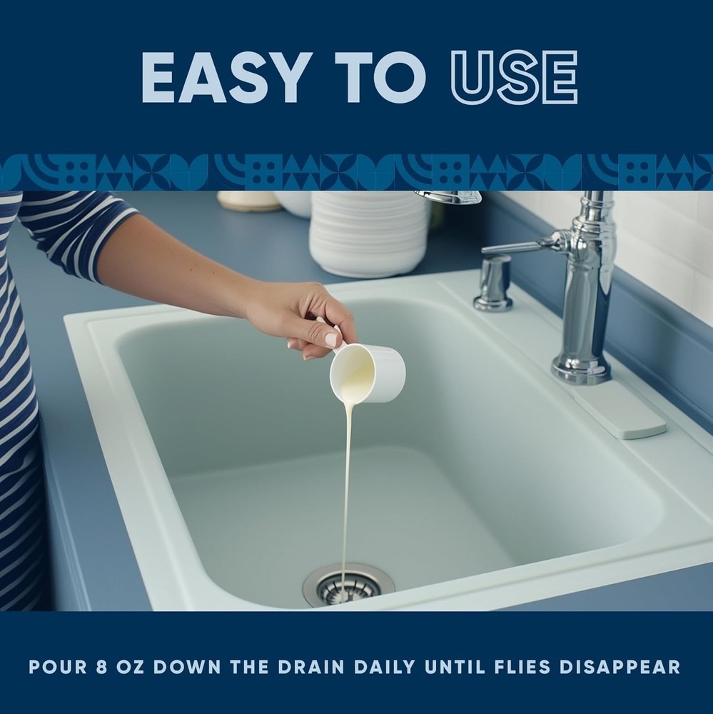 All-Natural Fruit Fly Drain Treatment