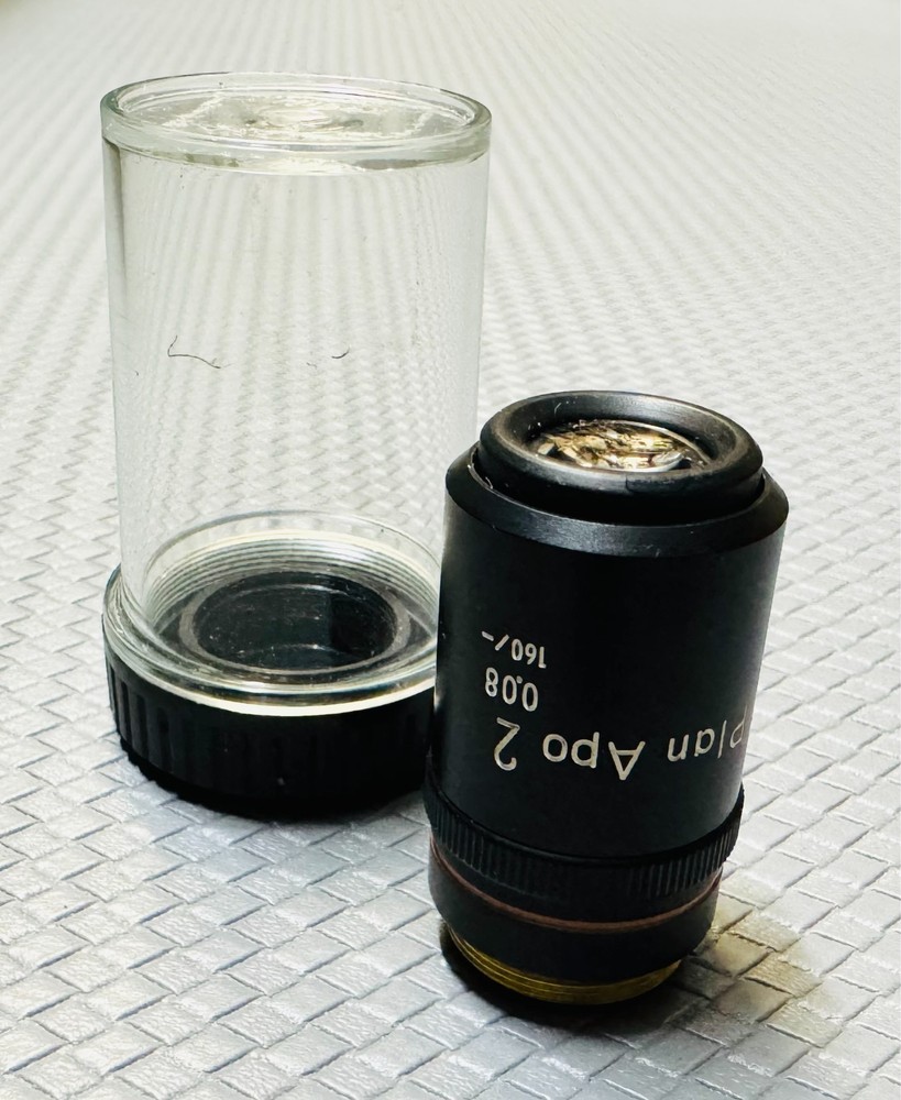 Nikon Plan Apo 2X/0.08 Apochromat Microscope Objective Lens 160mm Unused