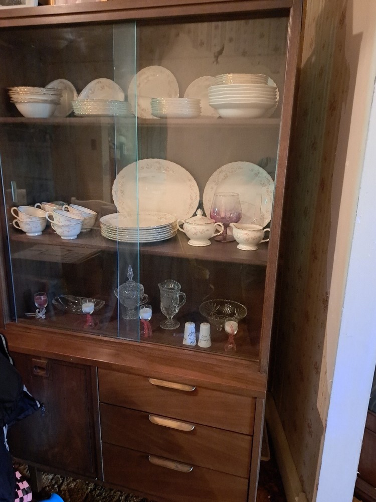 Vintage Hutch And Buffet