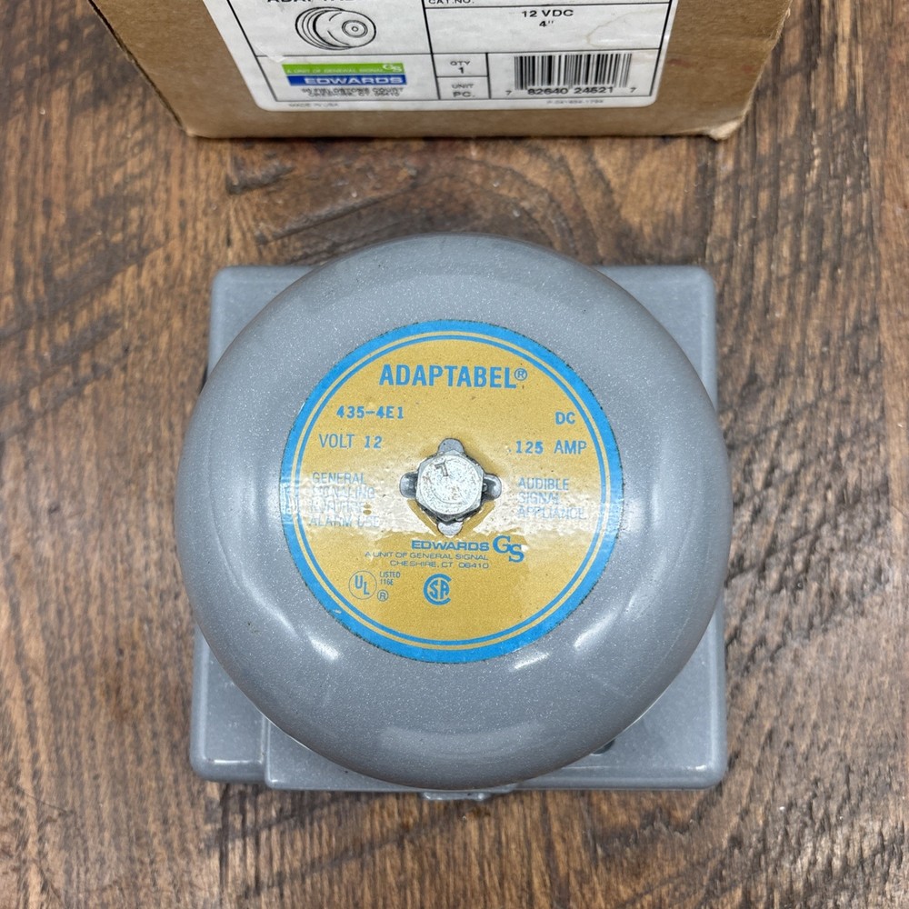 Edwards Signaling 435-4E1 DC Vibrating Bell
