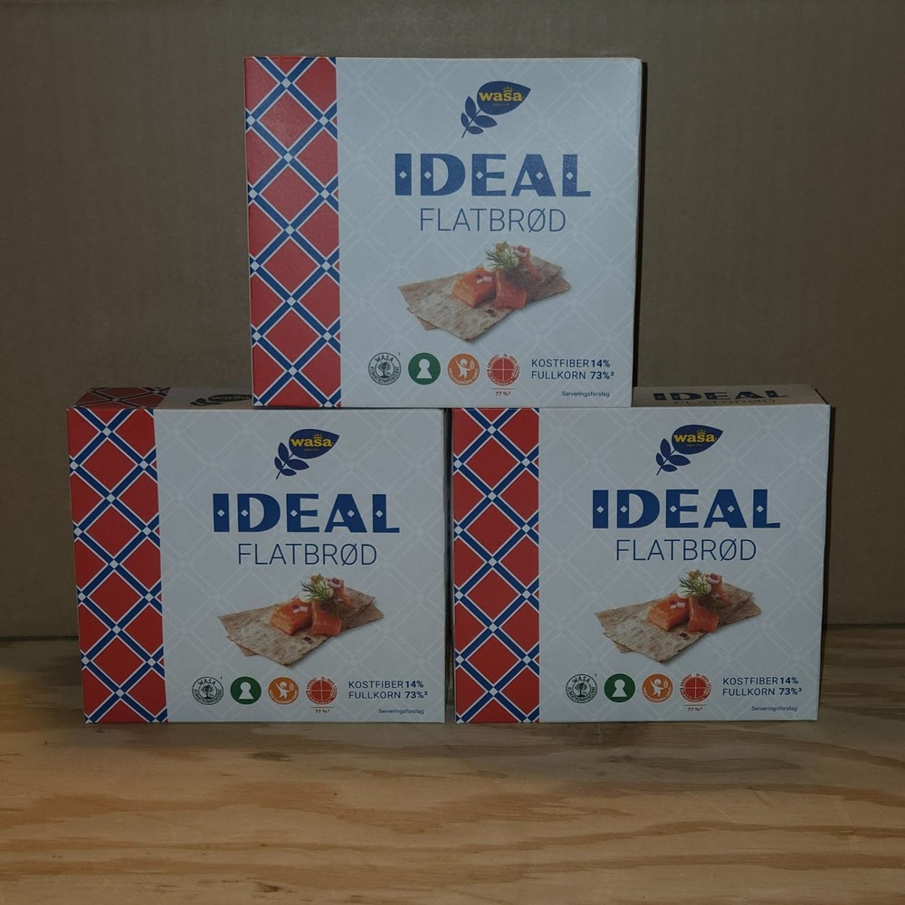 WASA Ideal Flatbrød (Flatbread) 190g - 31.05.26