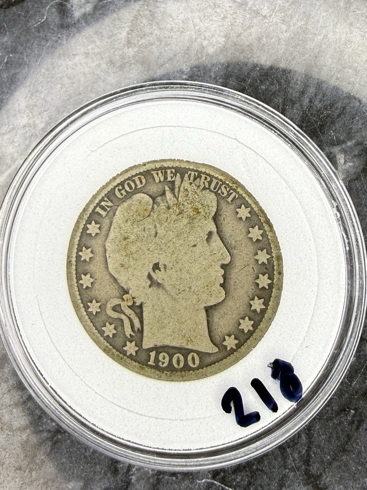 1900-O Barber Silver Half Dollar #218