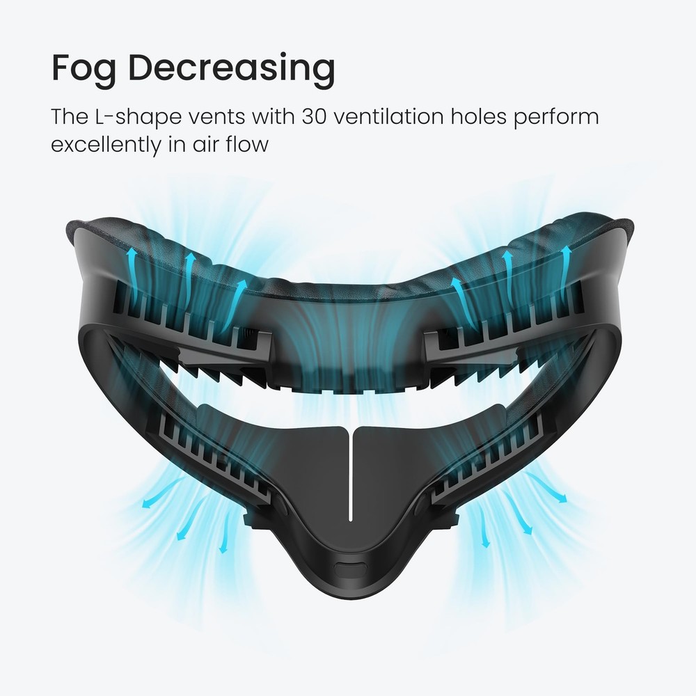 Face Cover Pad & Interface for Oculus/Meta Quest 2 Accessories, Enhance VR Co...