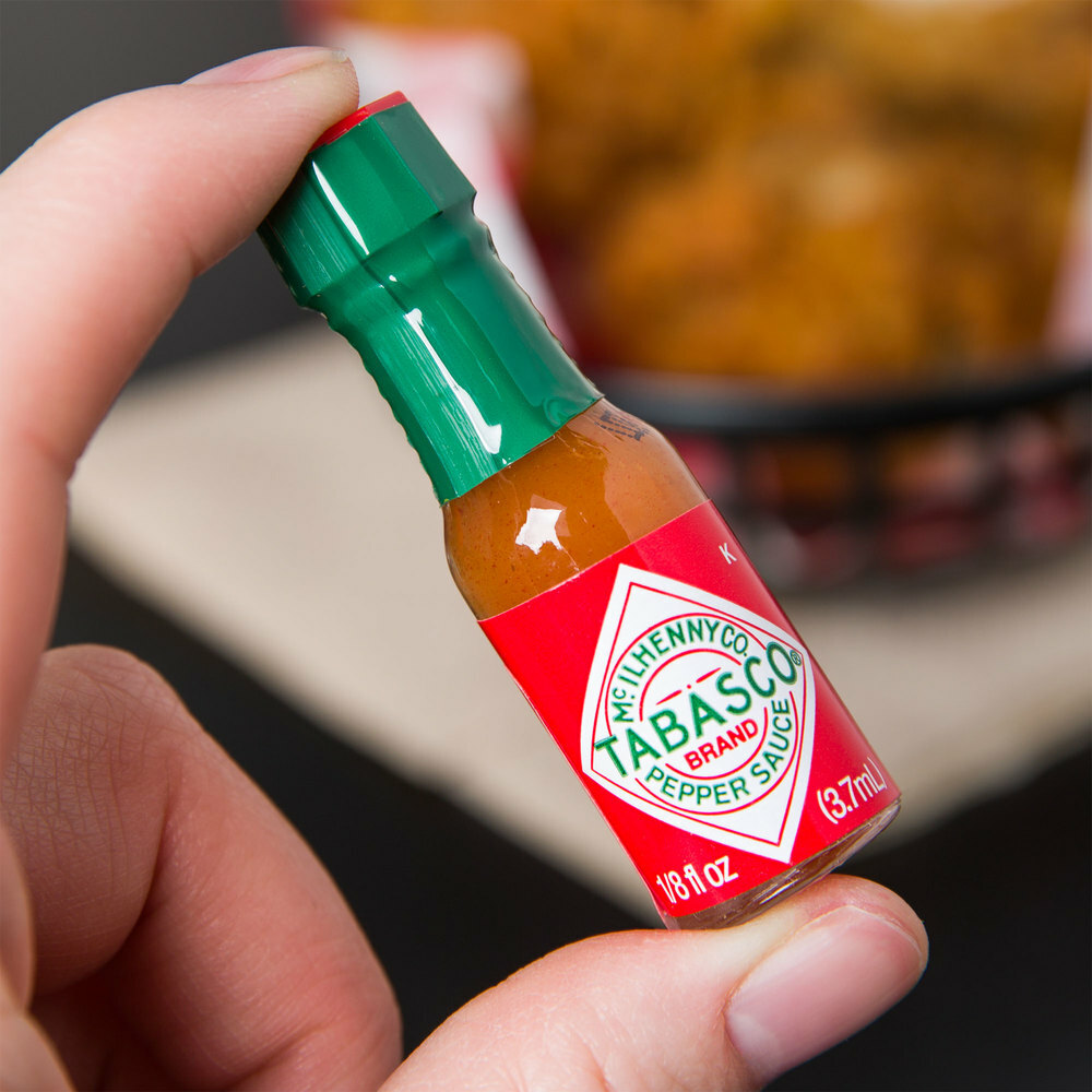 TABASCO .125 oz. Original Hot Sauce Mini Bottles (select quantity below)