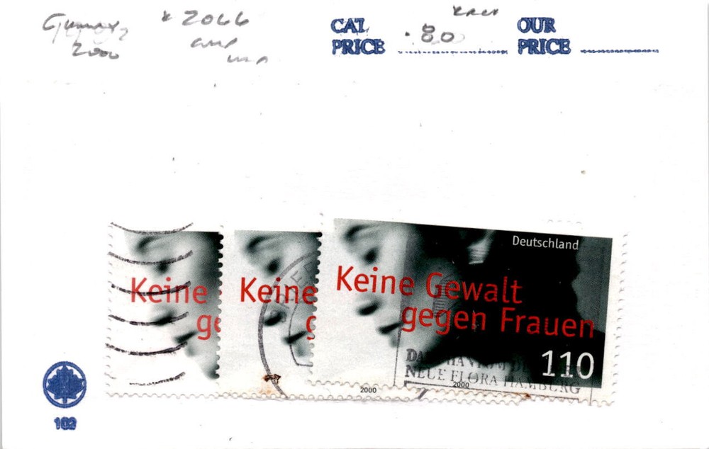 Germany, Postage Stamp, #2066 (3 Ea) Used, 2000 Women (AB)