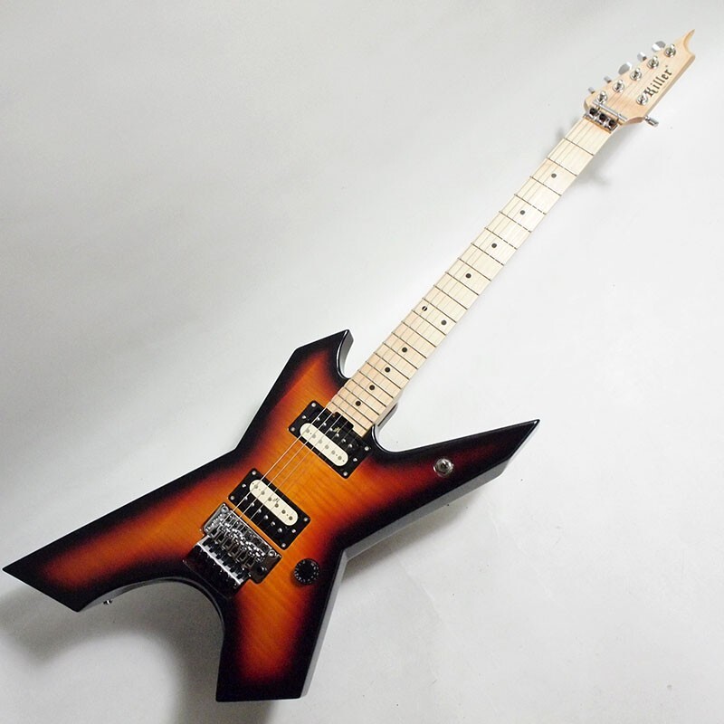 Killer KG-Exploder II Flame Top 3Tone Sunburst 3TS with Gig Bag