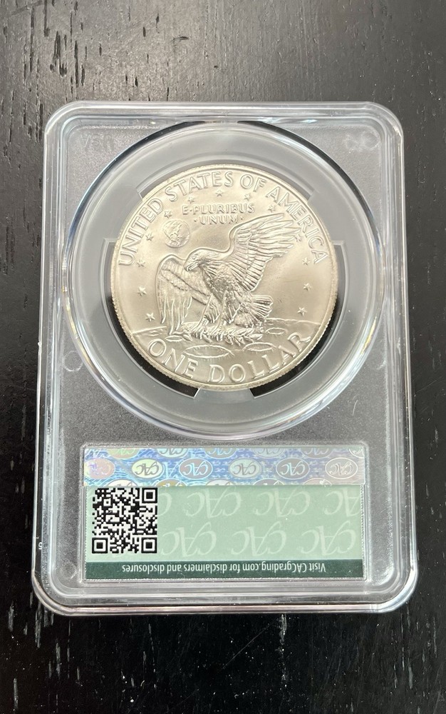 CAC MS65 1973-S Silver Eisenhower Dollar