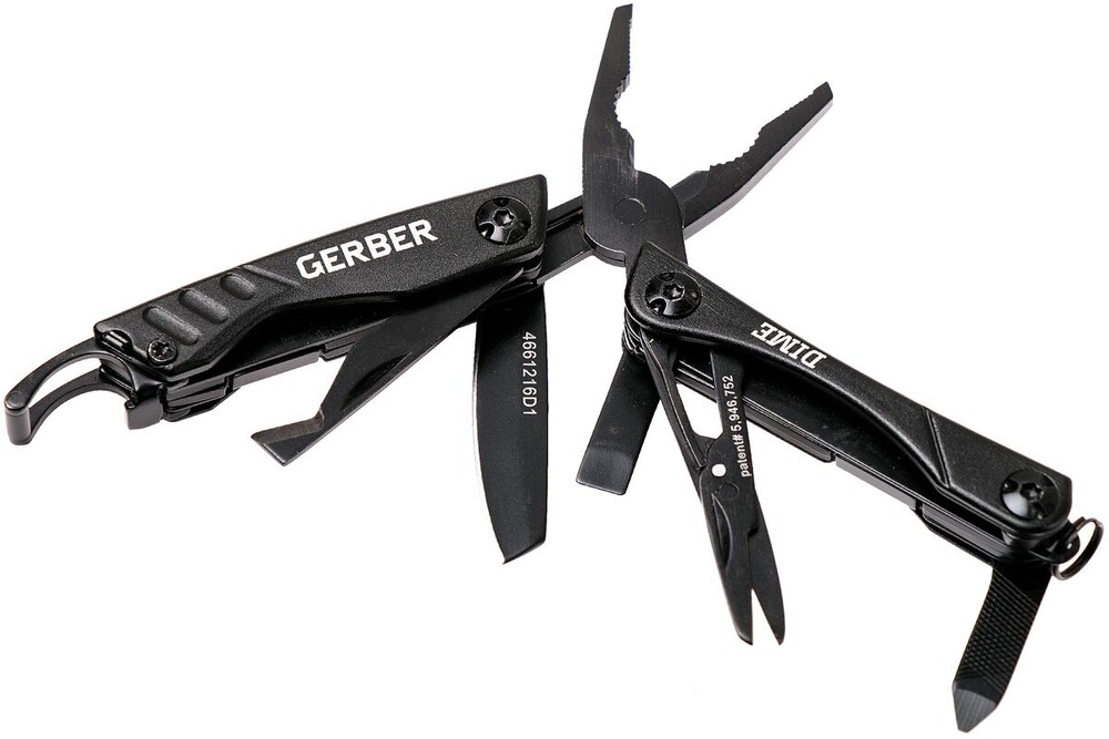 Gerber Dime™ Black Keychain Multi-Tool GE31001134