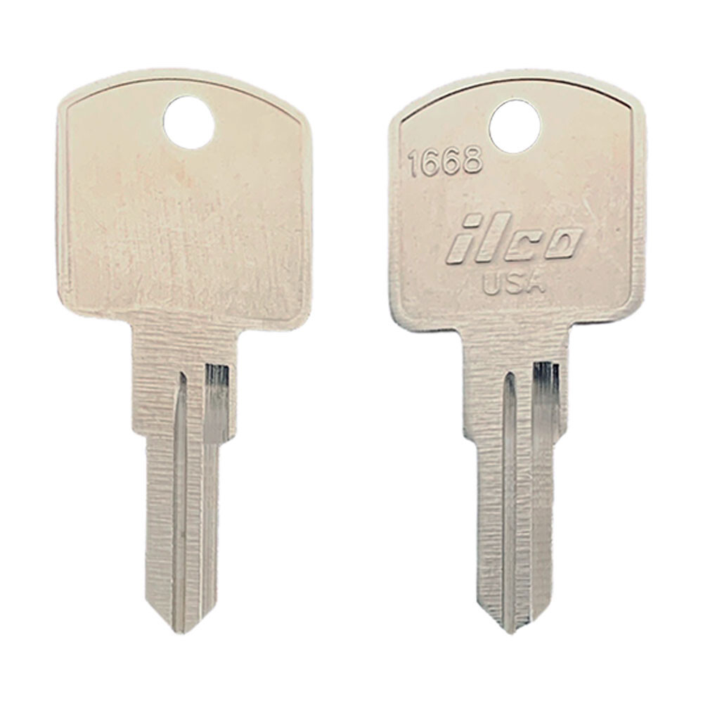 1668 Key Blank – Nickel
