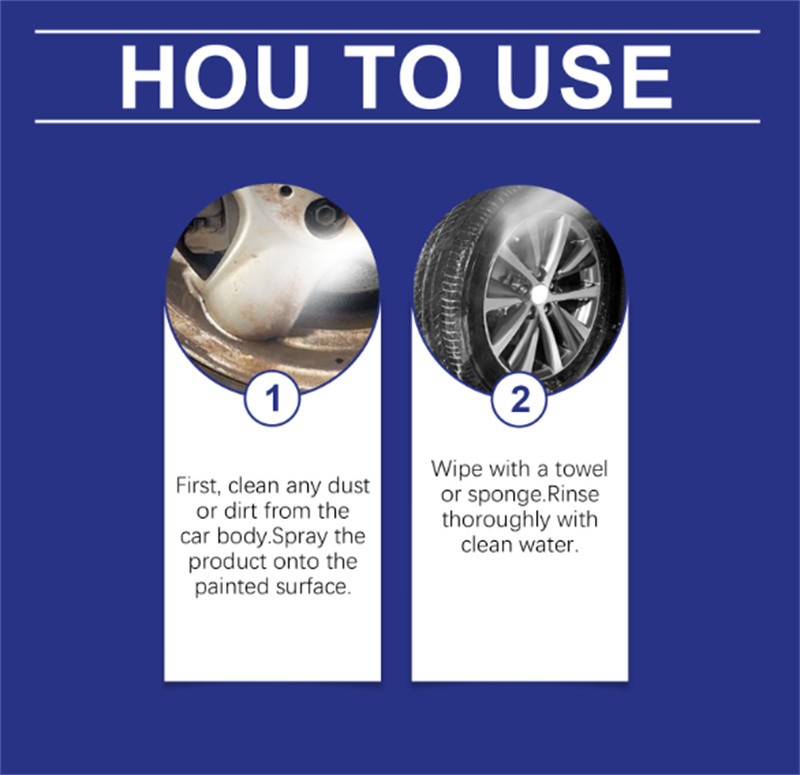 2 PACK Strong Rust Remover 100ml Powerful Rust Removal Spray For Cars &Tools US
