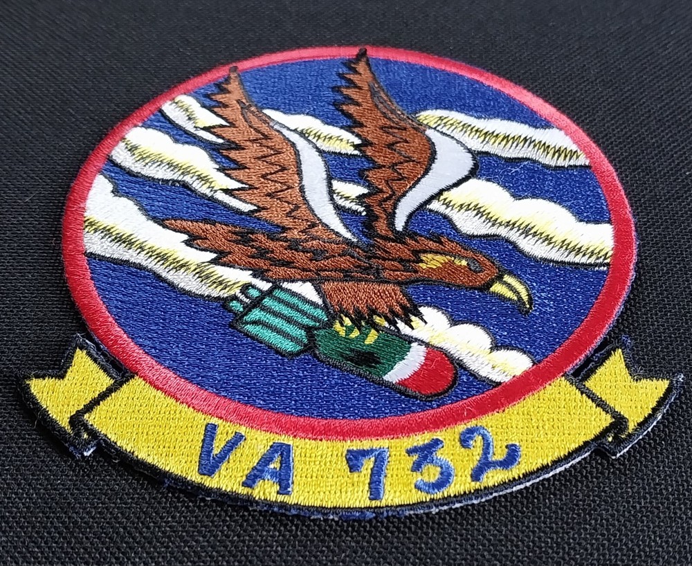 NAVY RESERVE ATTACK SQUADRON 732 ~ VA 732 ~ USN US MILITARY PATCH