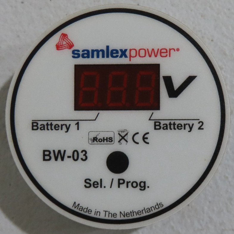 SAMLEX POWER BATTERY MONITER BW-03 08662