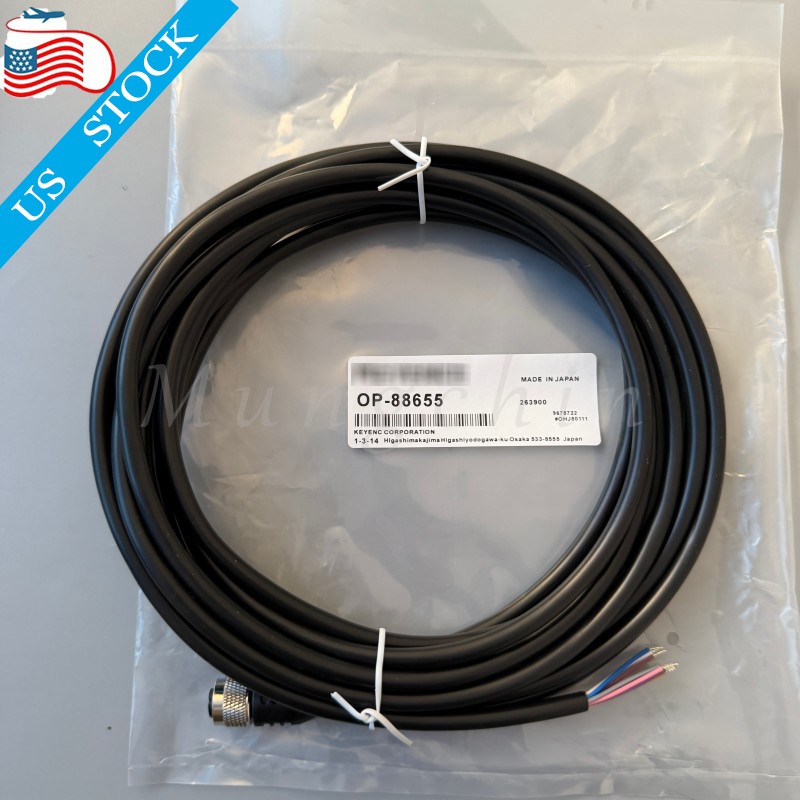 Power Cable Connecting Line For Keyence OP-88655 OP88655 IV3-500 Series Sensor
