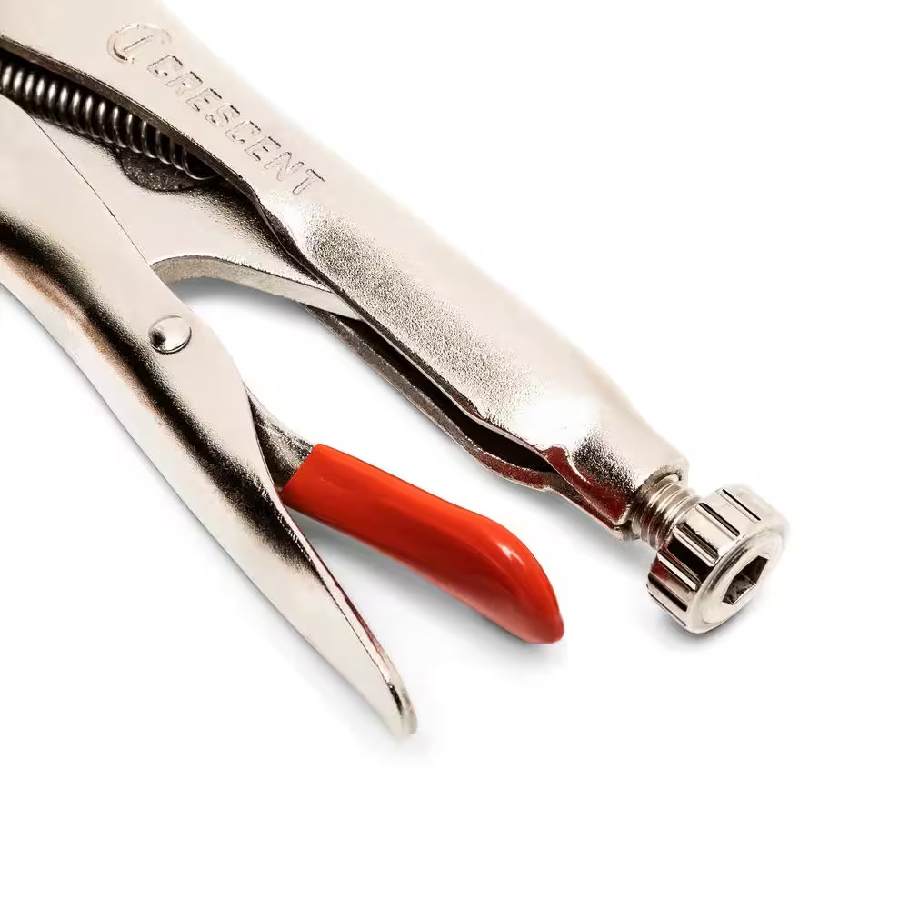 Mixed Locking Plier Set with Wire Cutter and Hex Ready Adjusting Screw (5-Piece)