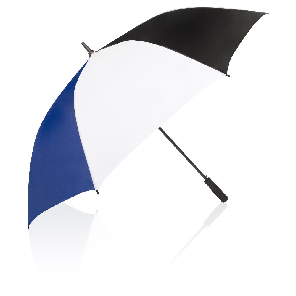 Auto Open Golf Umbrella 60 Inch Windproof Double Canopy with Ergonomic Handle