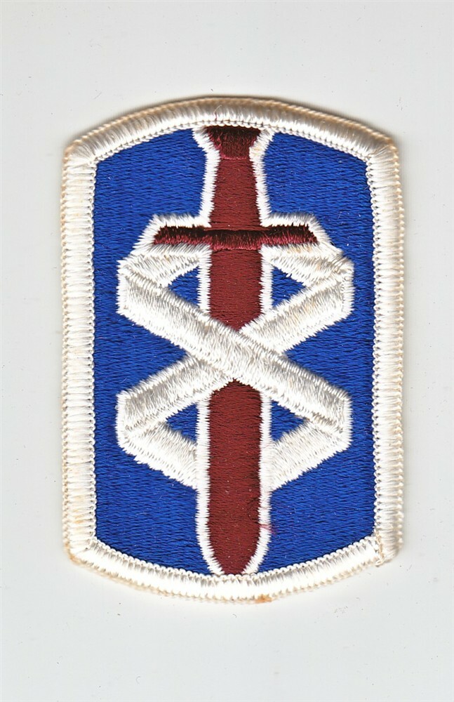 Army Patch: 18th Medical Brigade - merrowed edge
