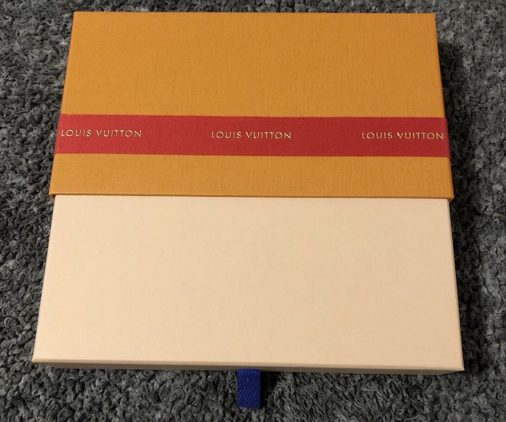 Louis Vuitton Authentic Small Drawer Storage Empty Box Slide 10”x 5.5”x 2” Bow