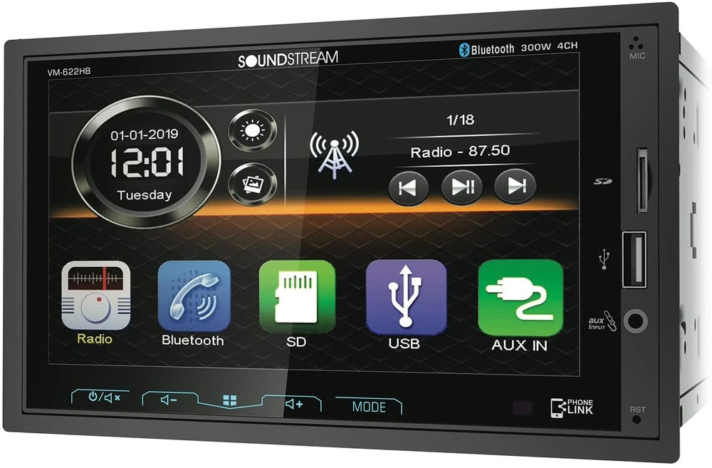 6.2" Media Player Car Radio Stereo Install Kit for 2006-2012 Mitsubishi Eclipse