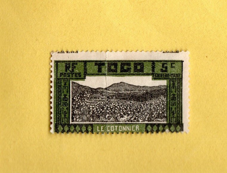 TOGO 5C USED POSTAGE STAMP