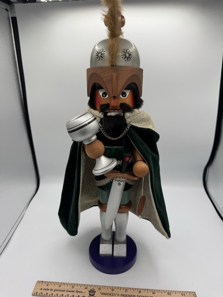 Steinbach Volkskunst Germany Extraordinary Caesar Soldier Nutcracker Figure 20"
