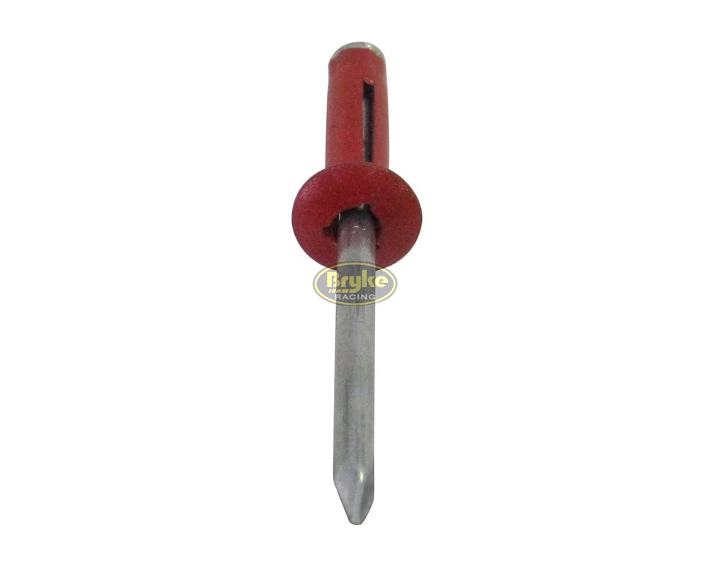 Exploding Small Head Red Rivets Pop Rivet 50ct 3/16" Racing Fasteners Tri-Fold