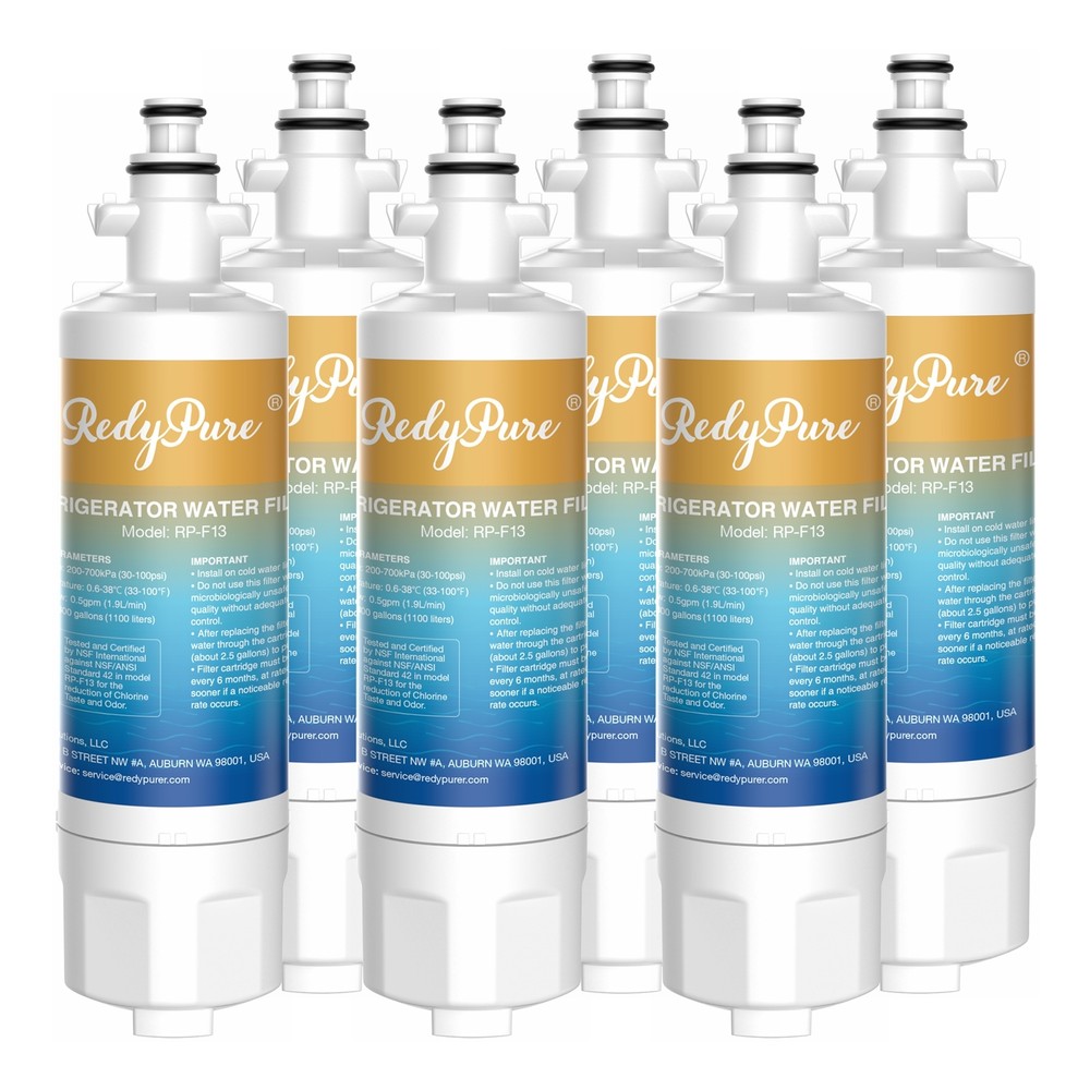 6 Pack Water Filter Replacement For LG LT700P ADQ36006101 46-9690 RFC0700A