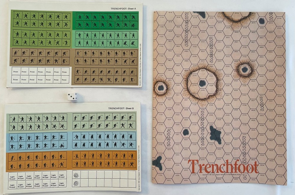 Trenchfoot GDW 1981 UNPUNCHED MINT