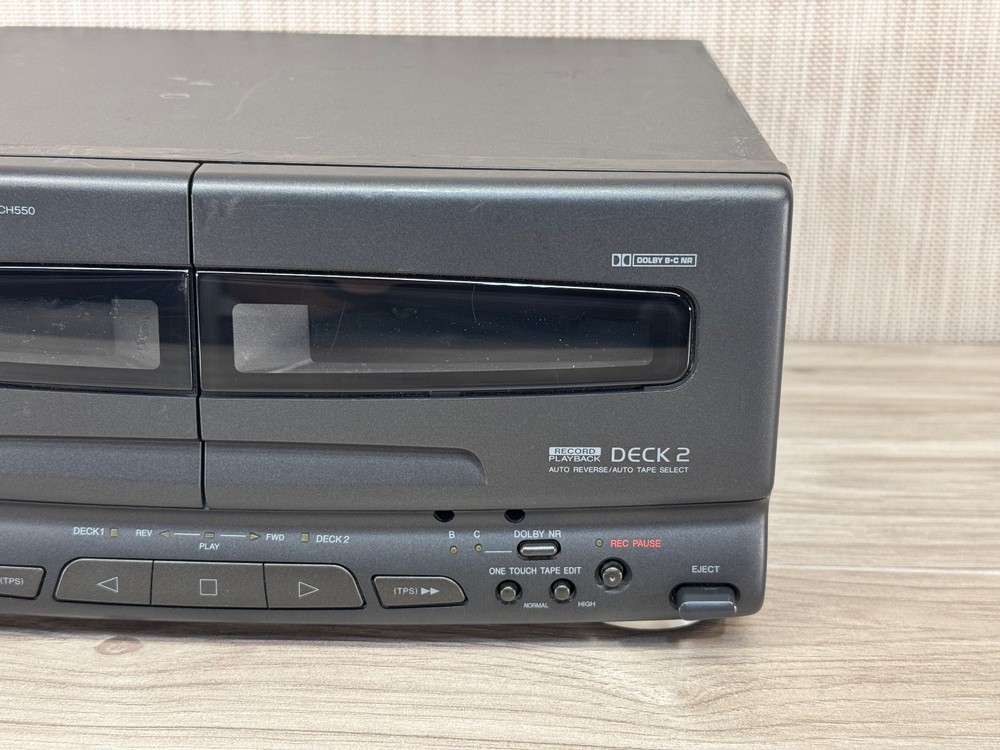 Technics RS-CH550 Stereo Double Cassette Deck - UNTESTED