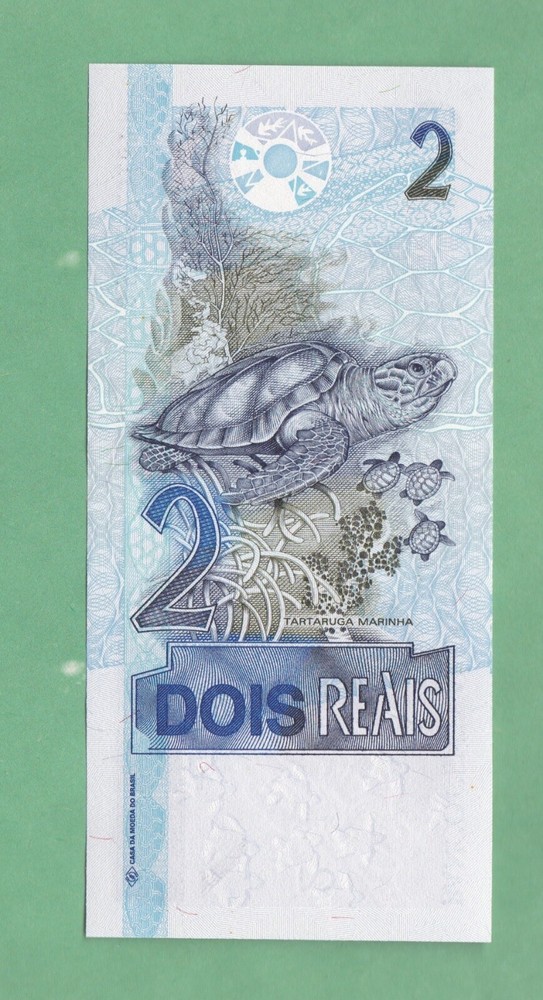 Brazil 2  Reais  Note  P-249e    UNCIRCULATED