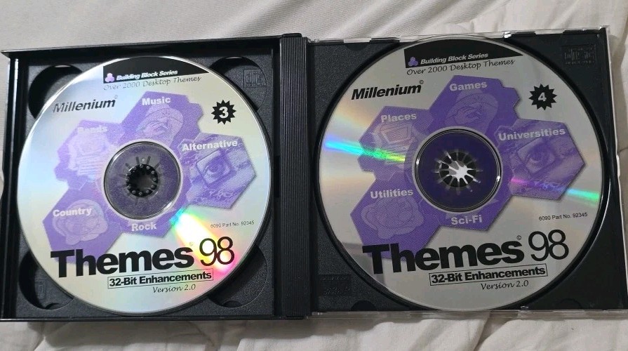 Total Themes 98 PC Software Millenium Win95/98 Desktop Themes