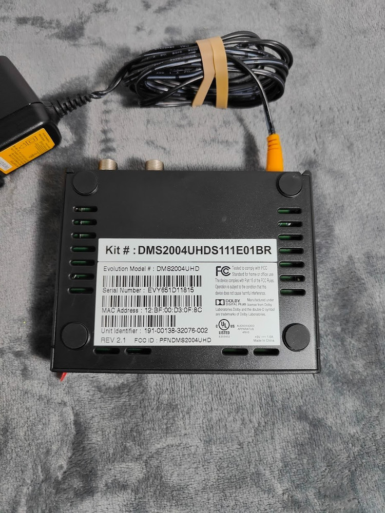 Evolution/Blue Ridge Digital HD Box MODEL DMS2004UHD W/ AC Adapter Tested