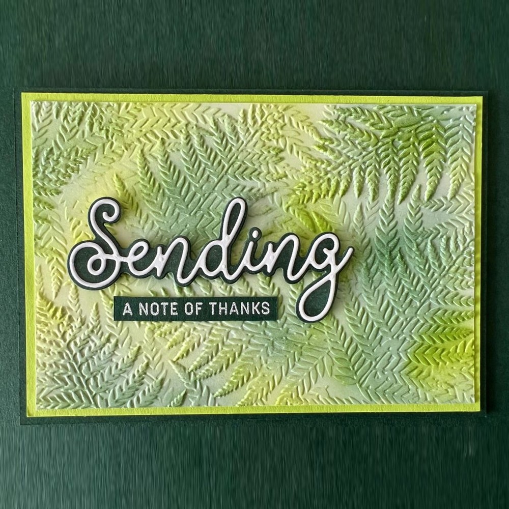 Leaves Pattern 3D Embossing Folder for Add Texture Paper Crafting Card Making