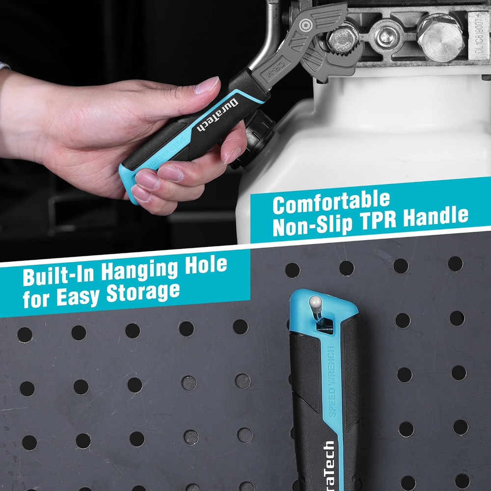8-Inch Self-Adjusting Wrench, Multifunctional Self-Locking Wrench, Adjustable Si