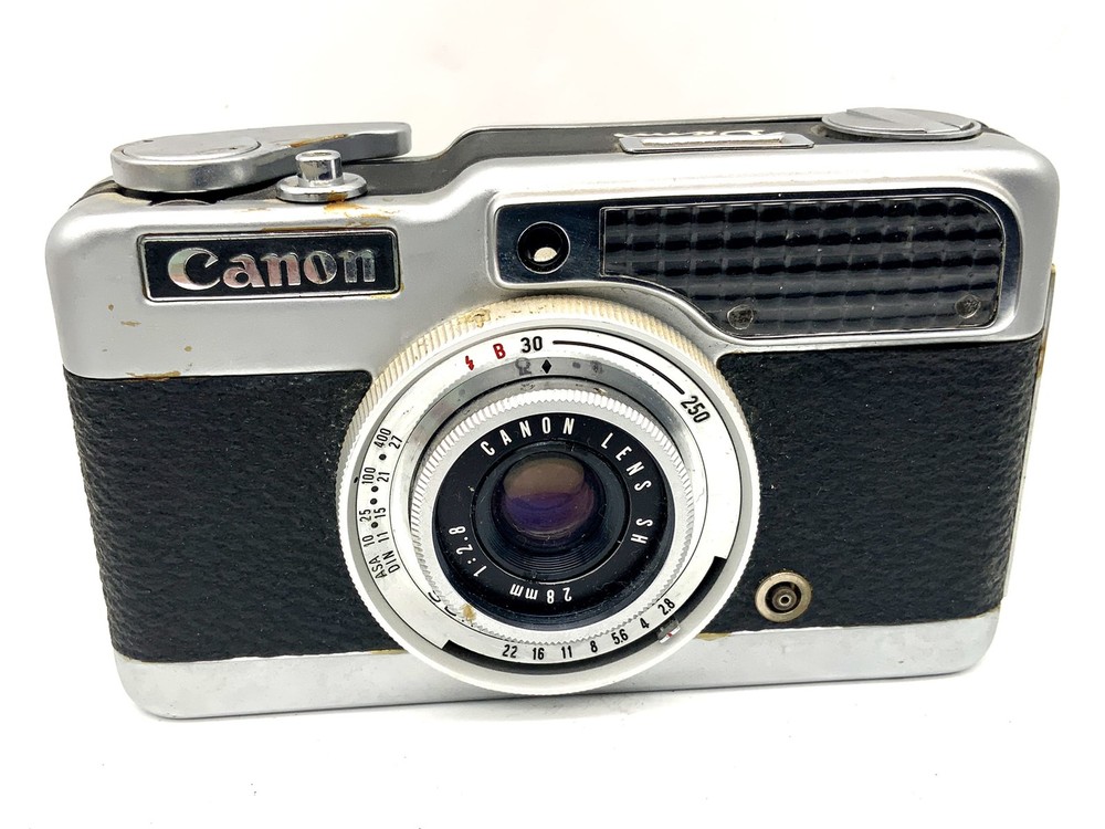 Canon Demi Compact Camera With Sh 28mm 1:2.8 Halbformat Analog Camera