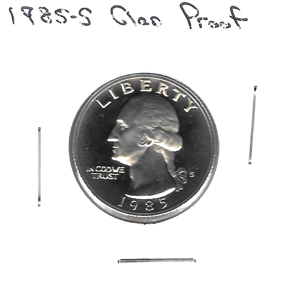 1985 S Washington Quarter Clad Proof