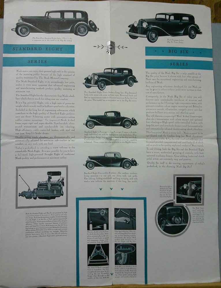1933 Nash Sales Folder