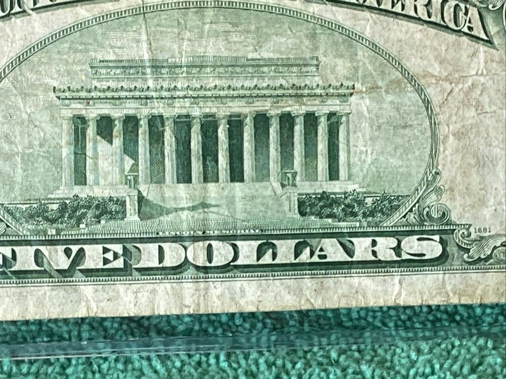 1934 C $5 SILVER CERTIFICATE