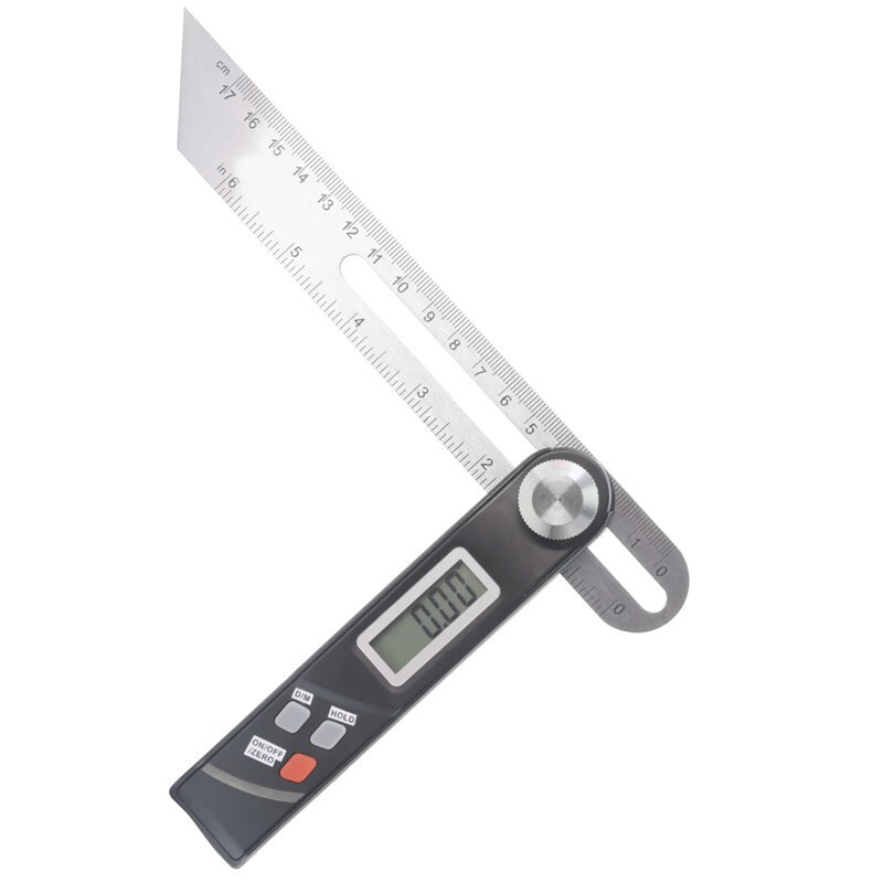 Digital Protractor Goniometer Angle Finder Metalworking Tools Electronic Sliding