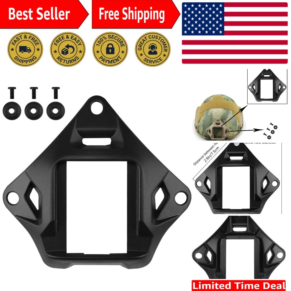 Lightweight NVG Mount Shroud for Tactical Helmets - Secure Camera Attachment