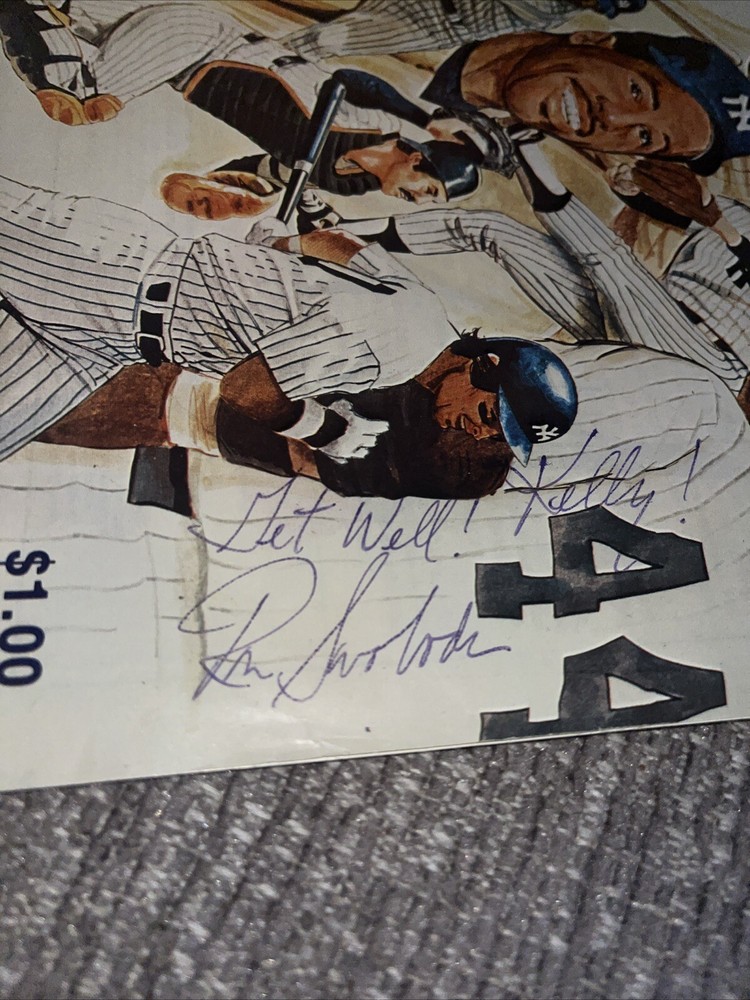 Vintage 1981 New York Yankees Spring Training Program/Scorecard Spring Rosters