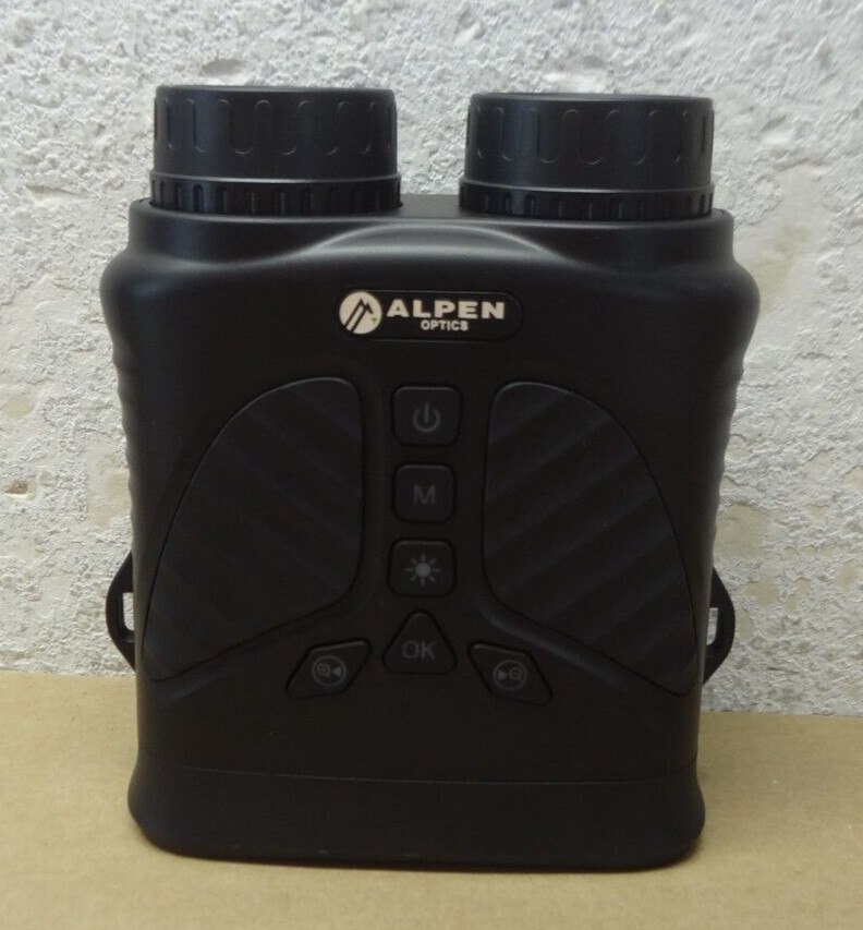 Alpen Optics Night Vision Digital Binoculars Kit with Carry Case, Strap & Tripod