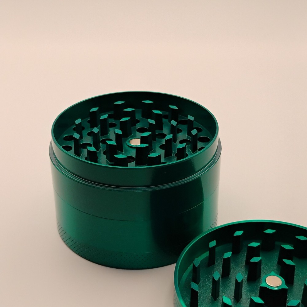 Set (2pcs) GREEN Pre Roll Grinder and King Size Rolling Machine