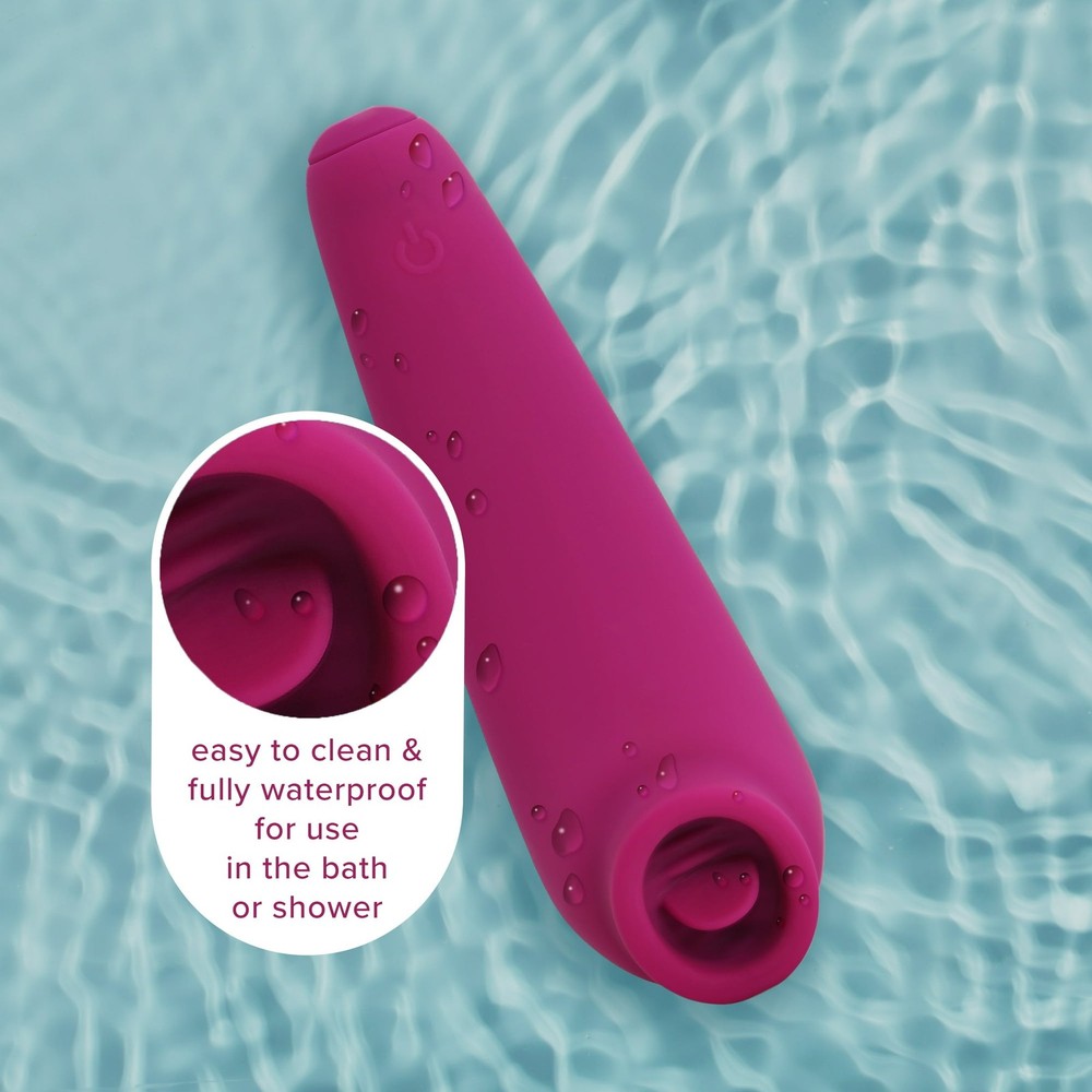plusOne Fluttering Arouser Vibrator, Silicone, 10 Fluttering Patterns